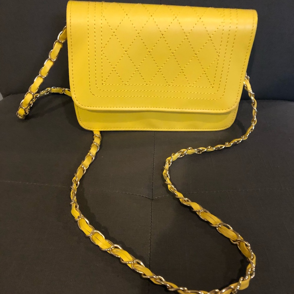 Yellow Crossbody purse